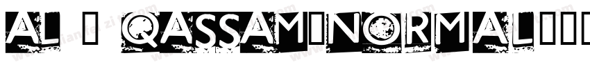 AL - QASSAM-Normal-1字体转换